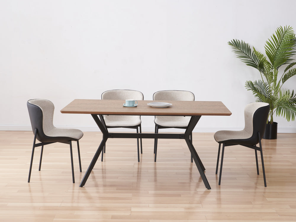 NAOMI 4PCS Dining Chair - BEIGE