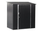 TOUGHOUT Garden Shed 1.94M x 1.19M x 1.98M BLACK