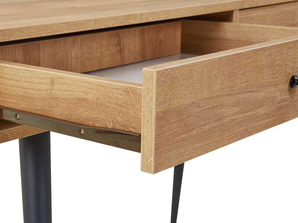 CARSON 120CM Computer Desk - Oak