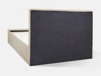 MUSALA King Bed Frame with Storage - BEIGE