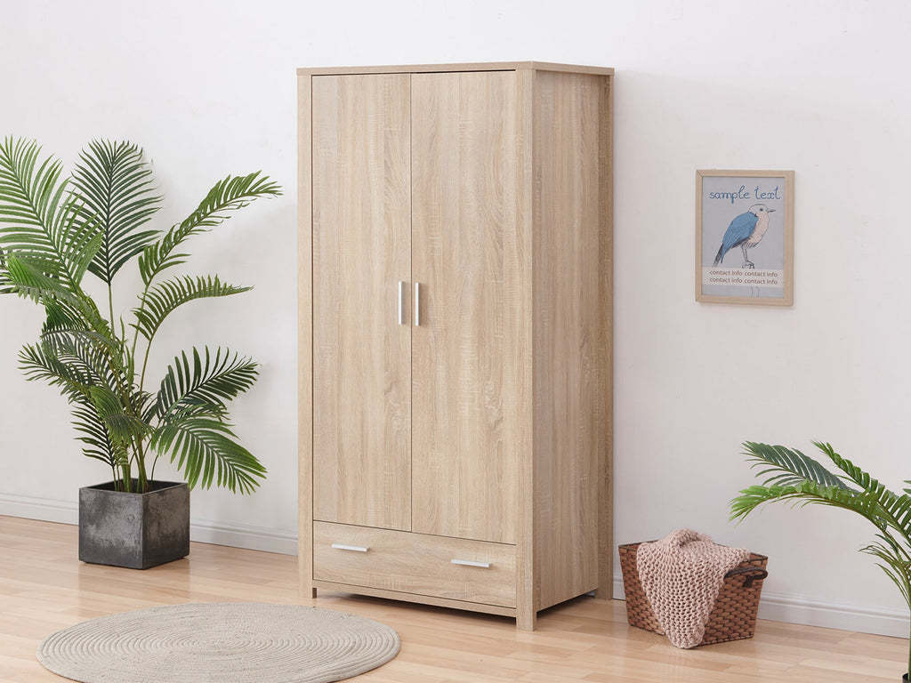 Sagano Wardrobe - Oak