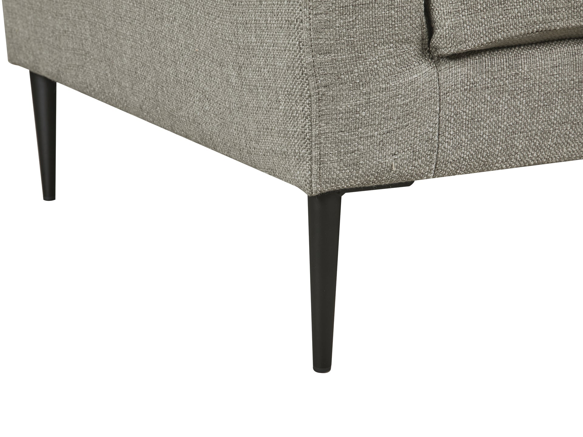 Toronto 3 Seater Fabric Sofa - Light Grey