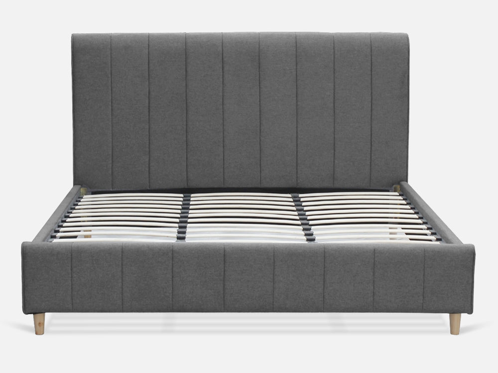 SIERRA Super King Bed Frame - GREY