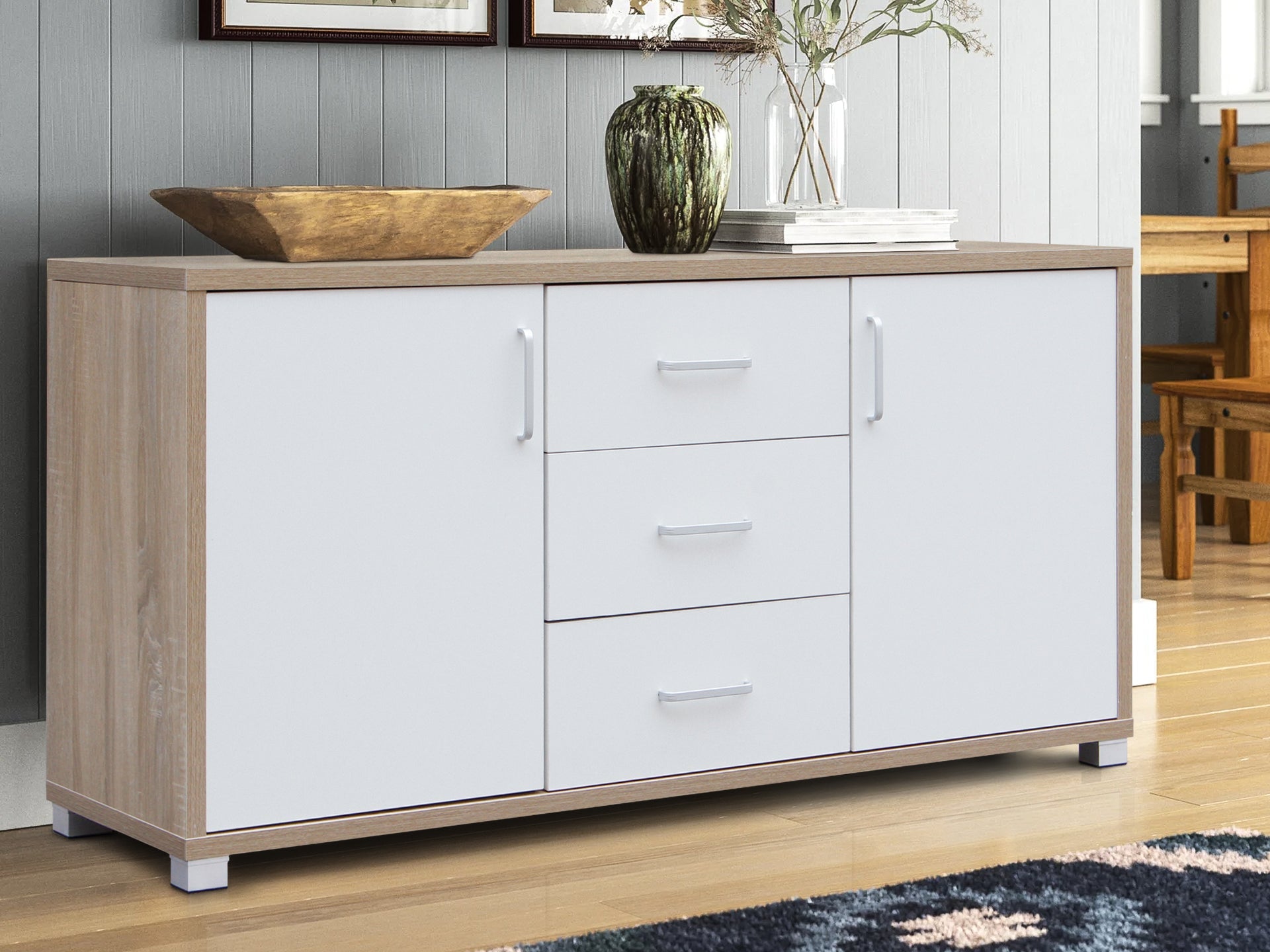 BAIKAL Sideboard Buffet Table - Oak