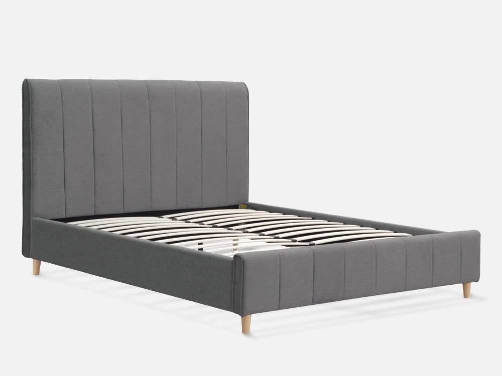 SIERRA Queen Bed Frame - GREY