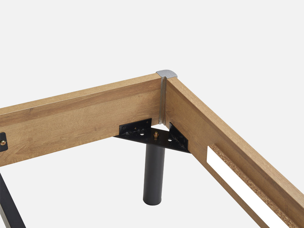 XOAN Queen Wooden Bed Frame - Oak