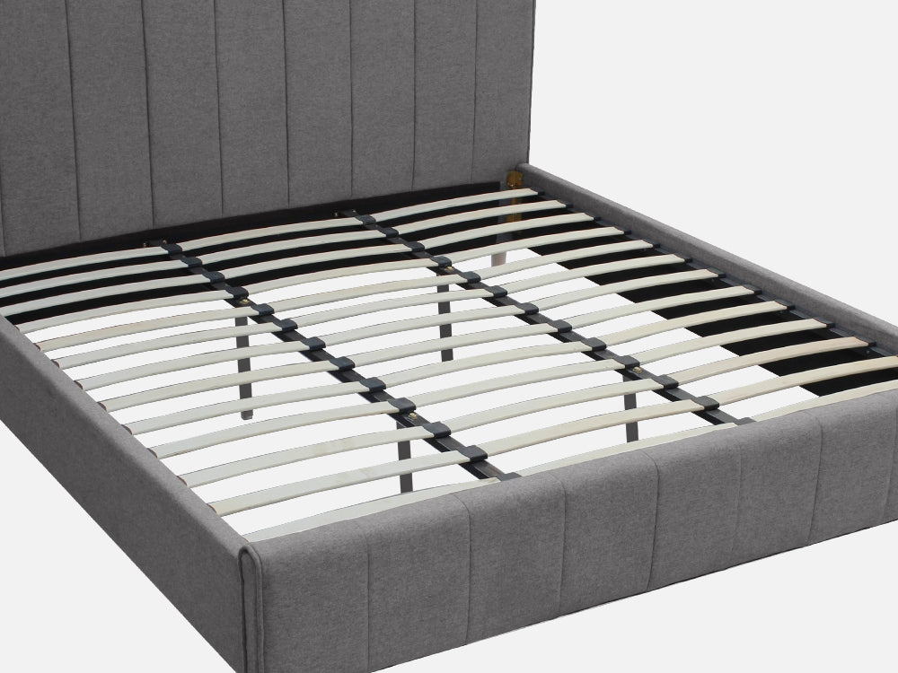 SIERRA Super King Bed Frame - GREY