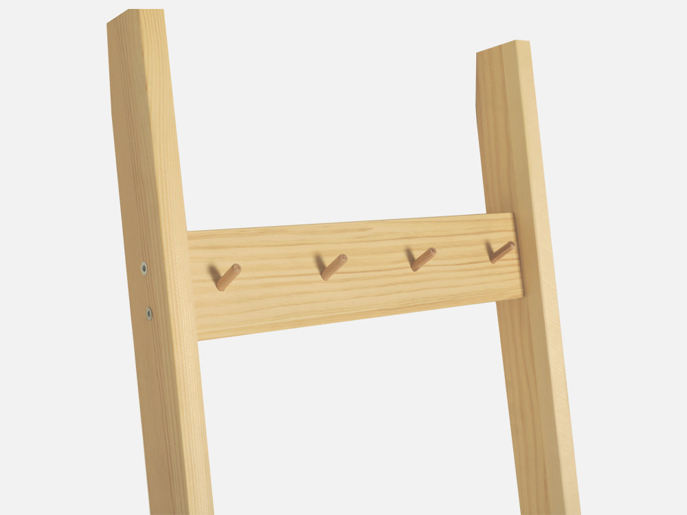 PYALA Wooden Coat Rack Hanger - Oak