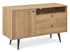 CARSON Sideboard Buffet Table - Oak