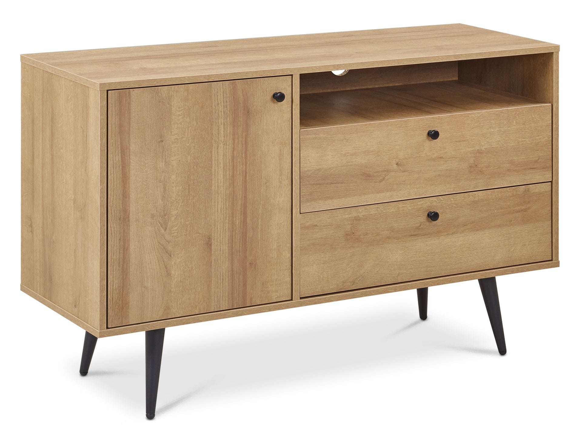 CARSON Sideboard Buffet Table - Oak