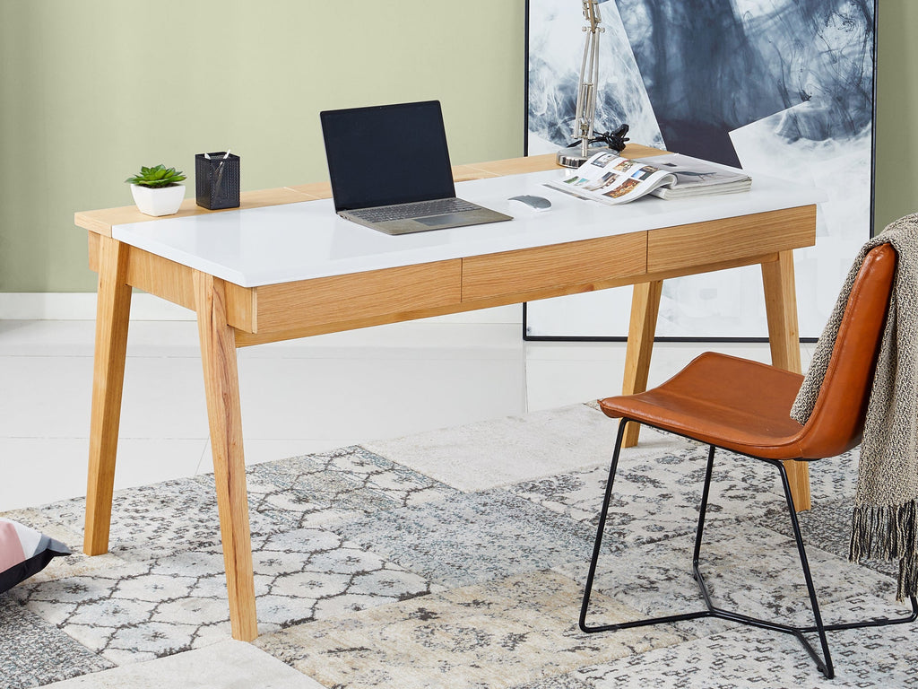 MARLEY 150CM Computer Desk - Oak
