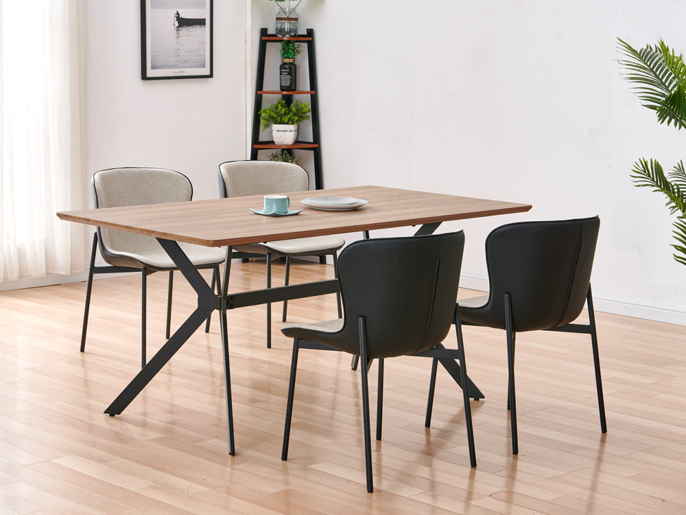 NAOMI 4PCS Dining Chair - BEIGE