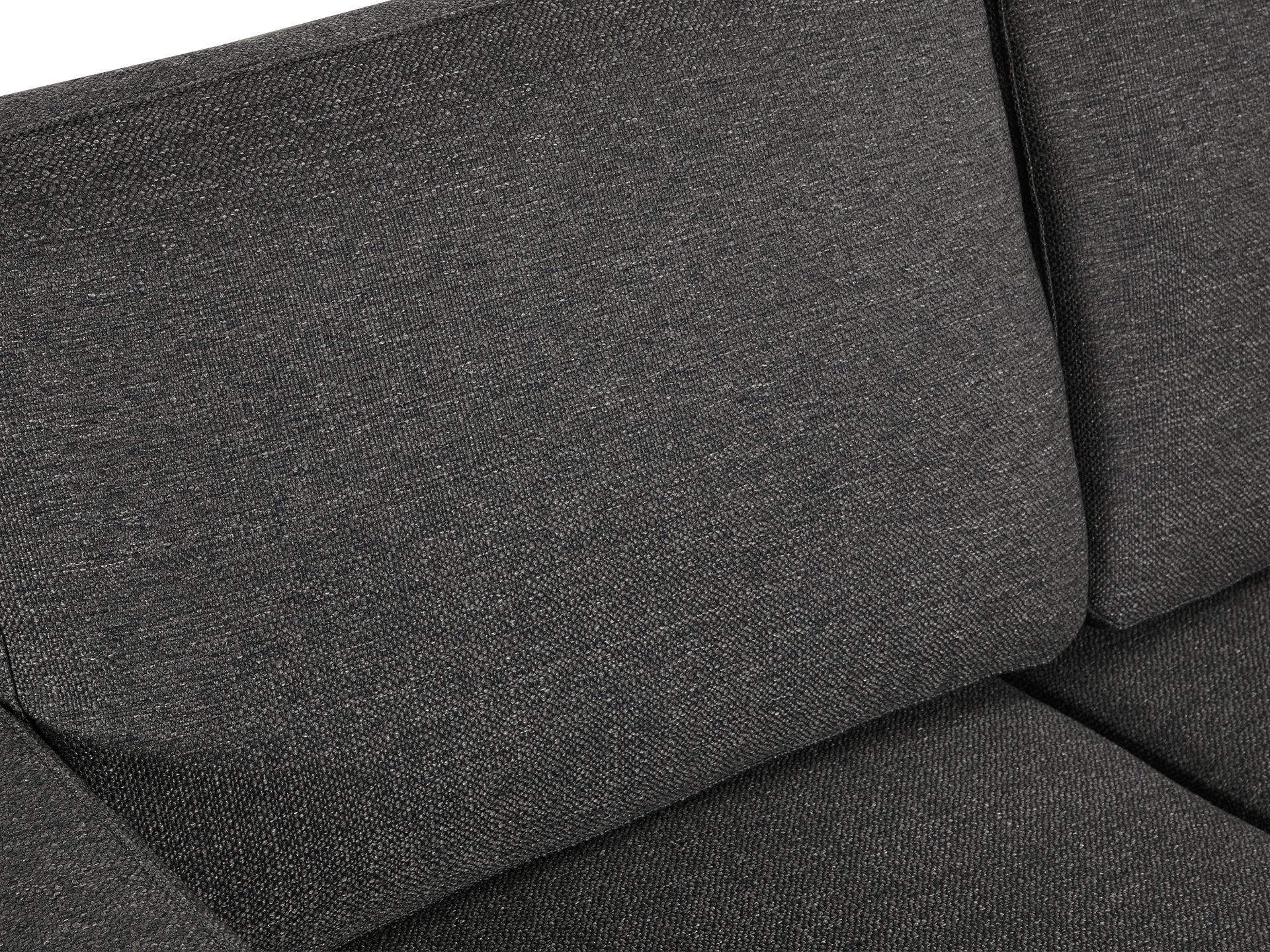 Toronto 2 Seater Fabric Sofa - Dark Grey