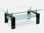 Oakley Coffee Table Fully Tempered - Black