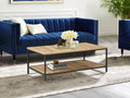 KADEN Rectangular Coffee Table with Storage - Oak