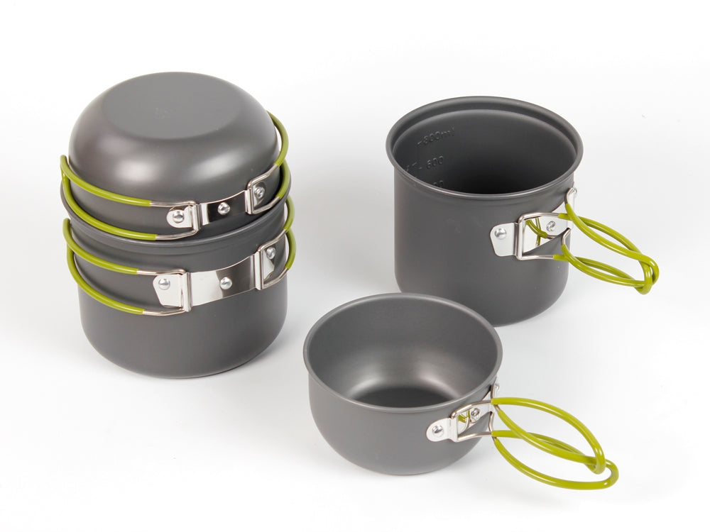 Camping Pots Outdoor Cooking Pots 4PCS Set