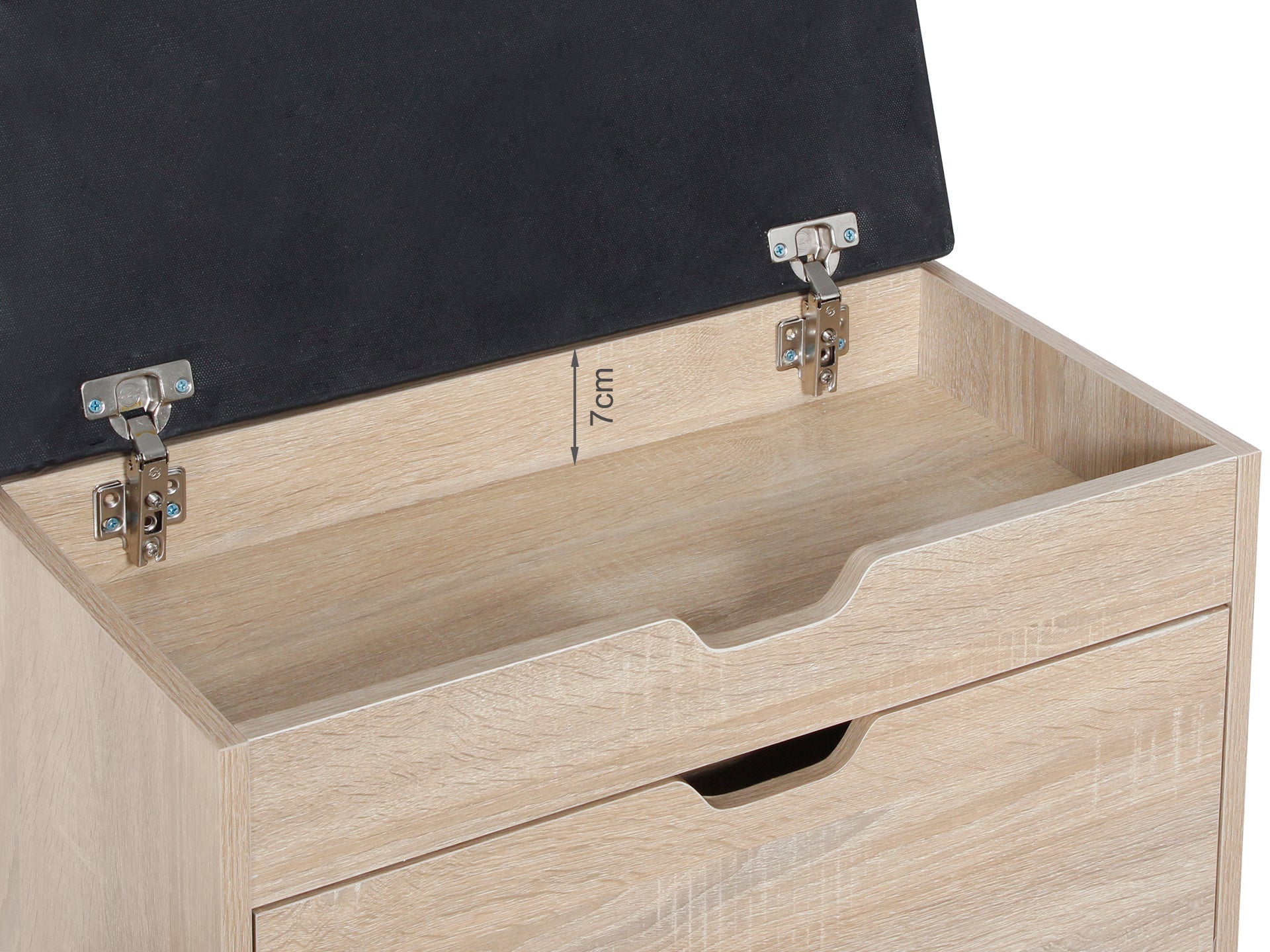 Hawea Shoe Rack Wooden Storage Cabinet 3 Layer - Oak