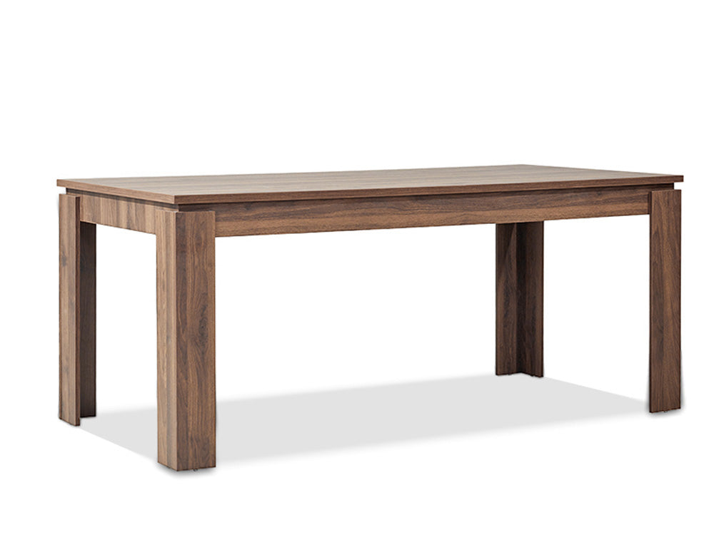 AZAR Dining Table Rectangle 180 x 90cm - WALNUT