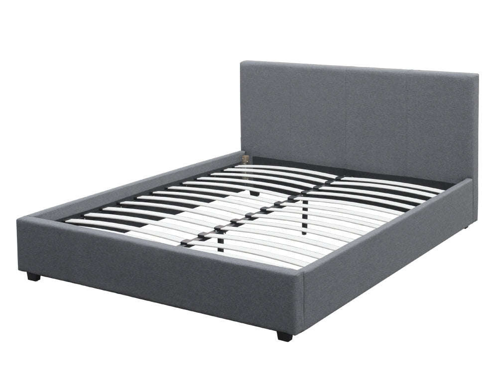 SHASTA King Bed Frame - DARK GREY