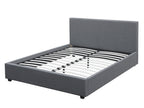 SHASTA King Bed Frame - DARK GREY