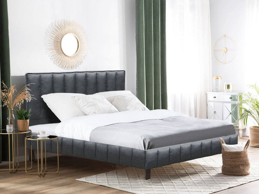EIGER King Bed Frame - DARK GREY