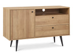 CARSON Sideboard Buffet Table - Oak