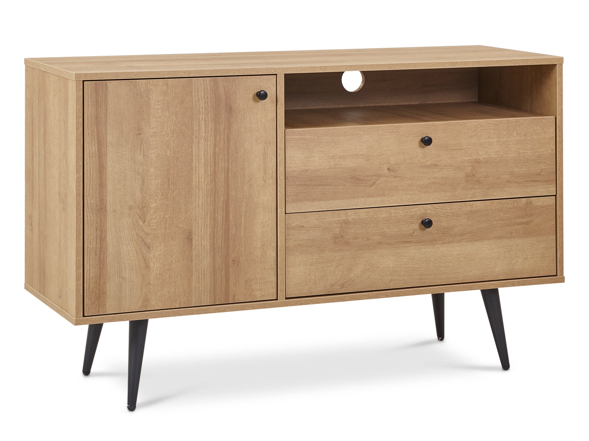 CARSON Sideboard Buffet Table - Oak