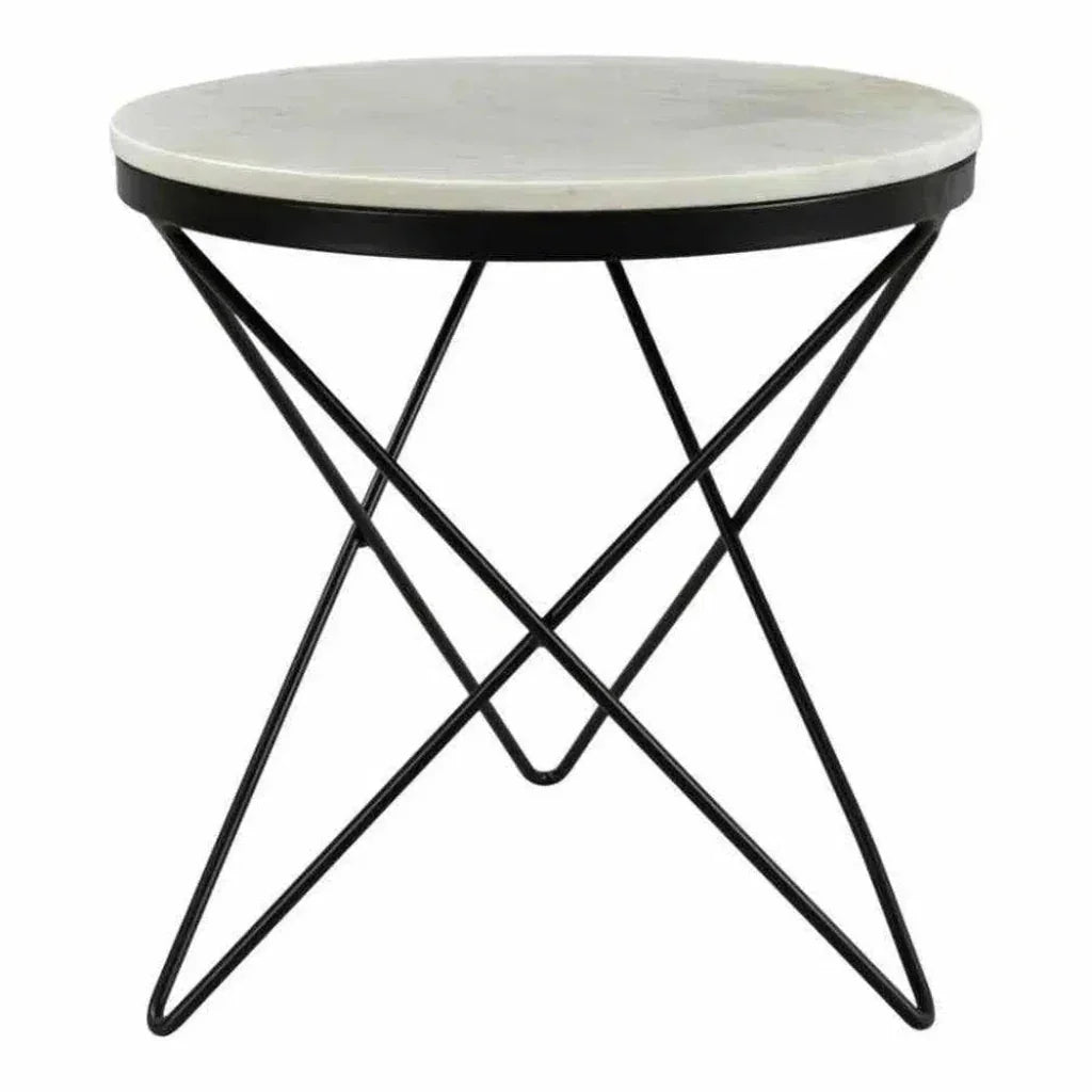 20 Inch Side Table Black Black Contemporary