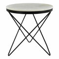 20 Inch Side Table Black Black Contemporary
