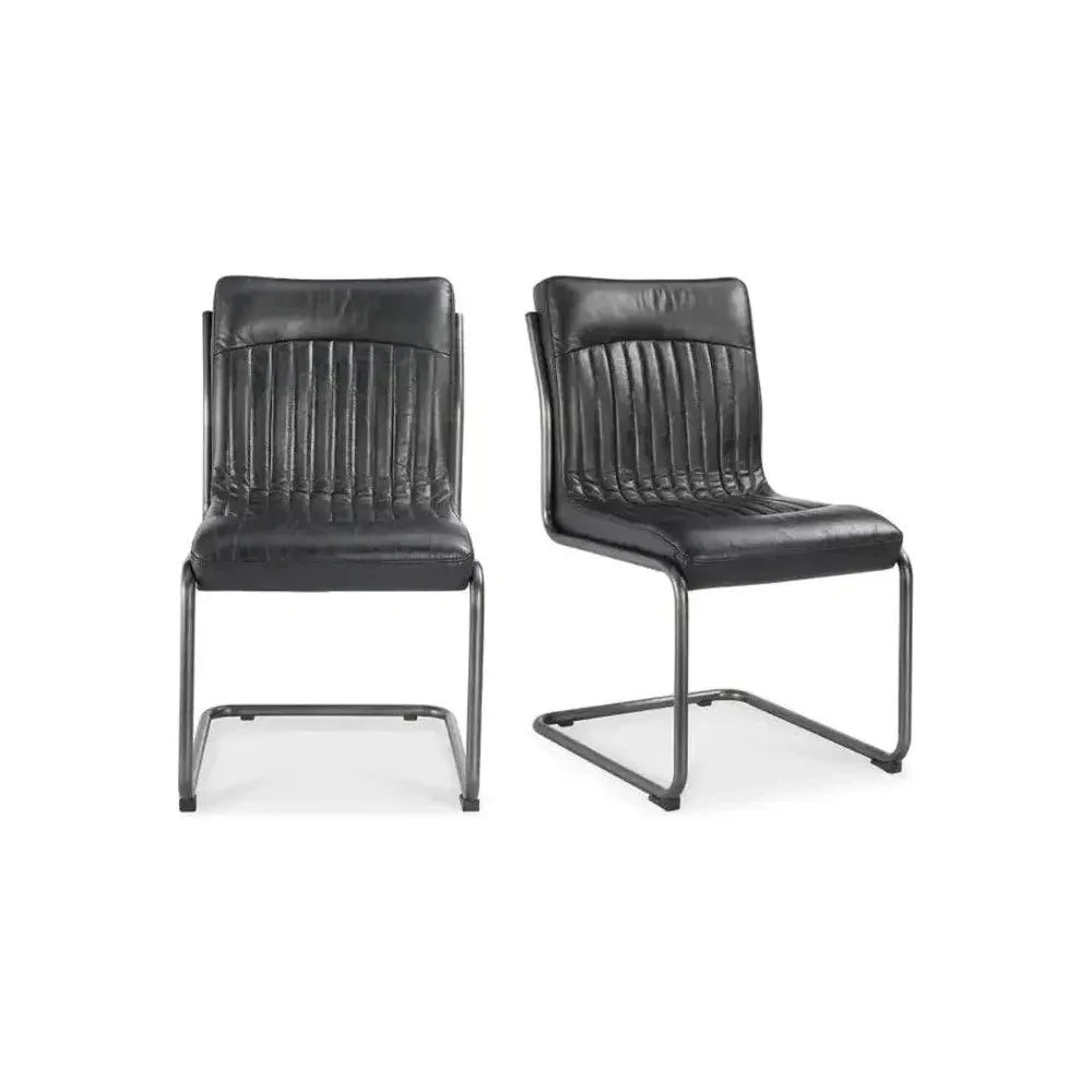 21 inch Dining Chair Leather Set Of 2