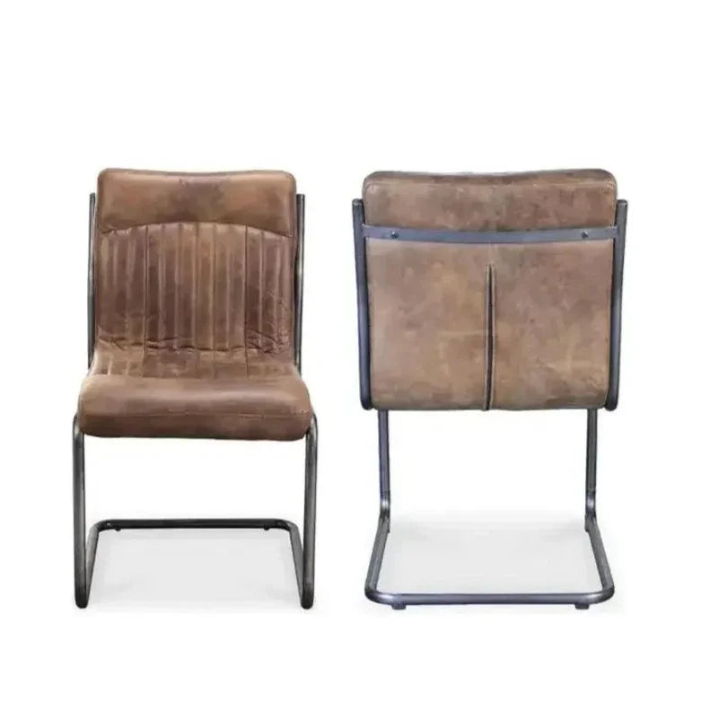 21 inch Dining Chair Leather Set Of 2