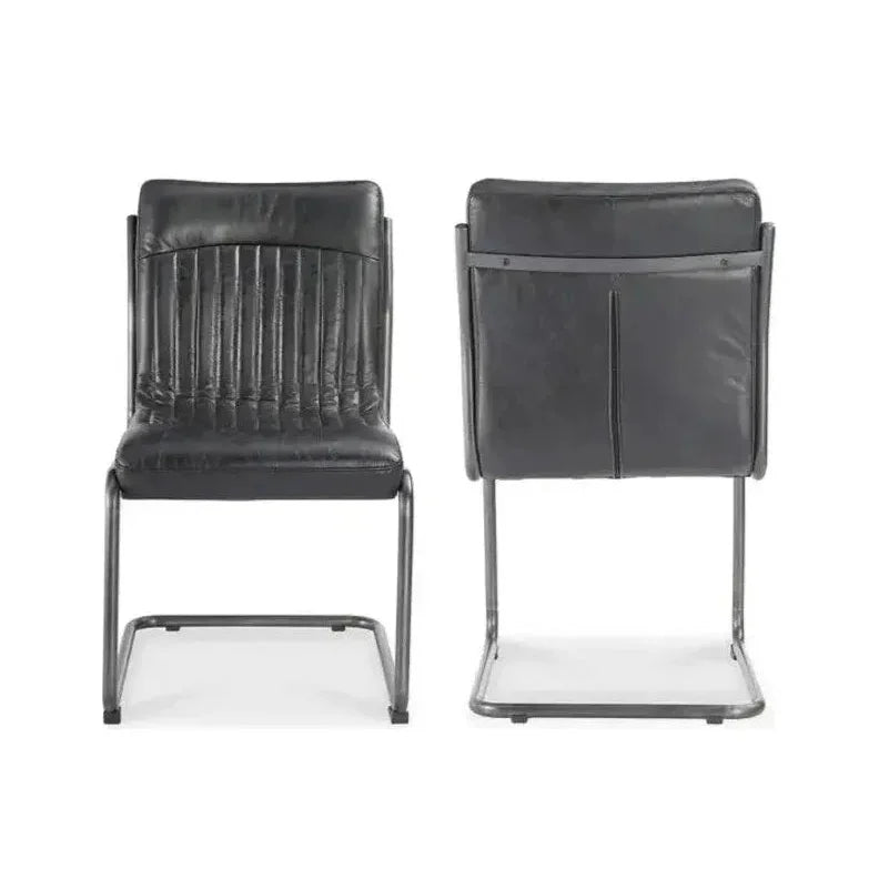 21 inch Dining Chair Leather Set Of 2