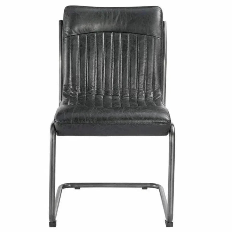 21 inch Dining Chair Leather Set Of 2