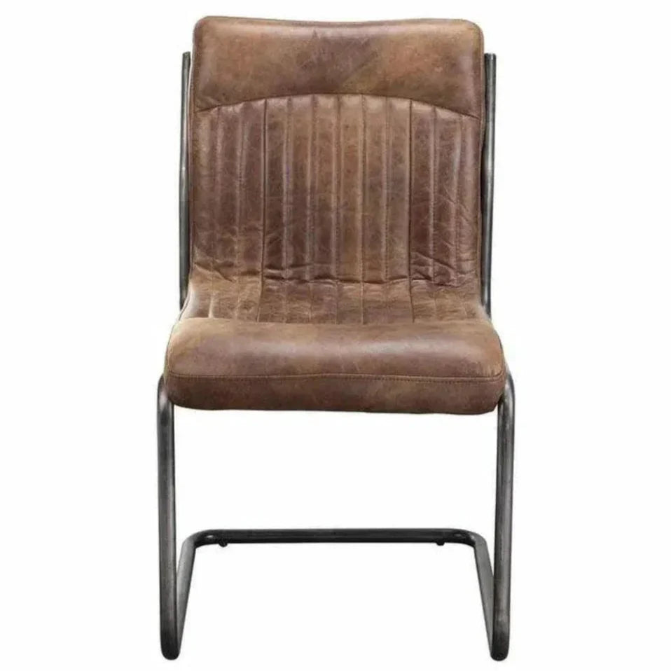 21 inch Dining Chair Leather Set Of 2