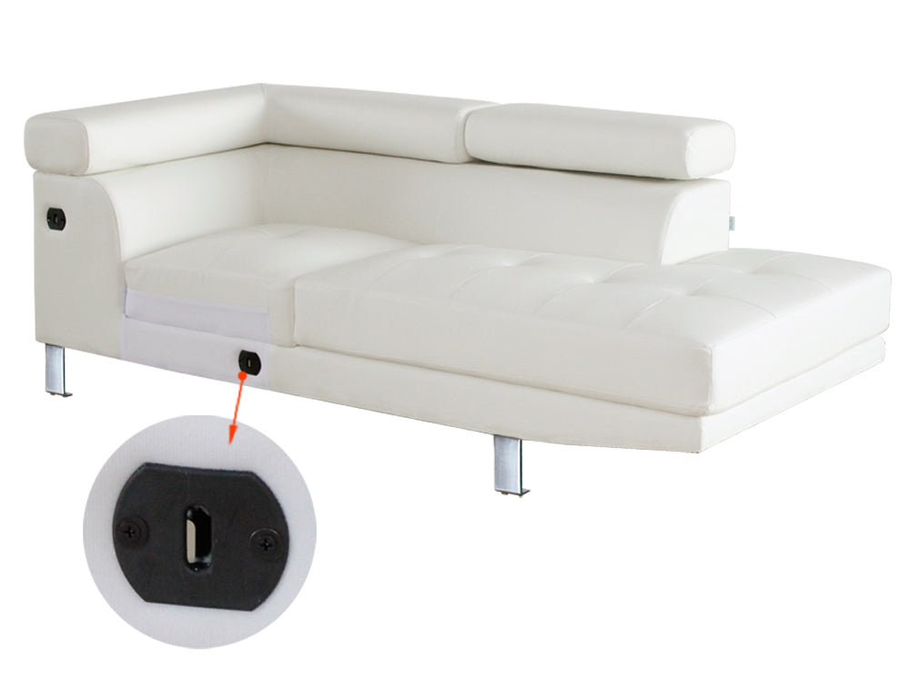 BetaLife 4-Seater Sofa with Chaise Sectional Sofa