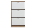 Anau 3 Drawer Shoe Cabinet Storage Rack - Oak