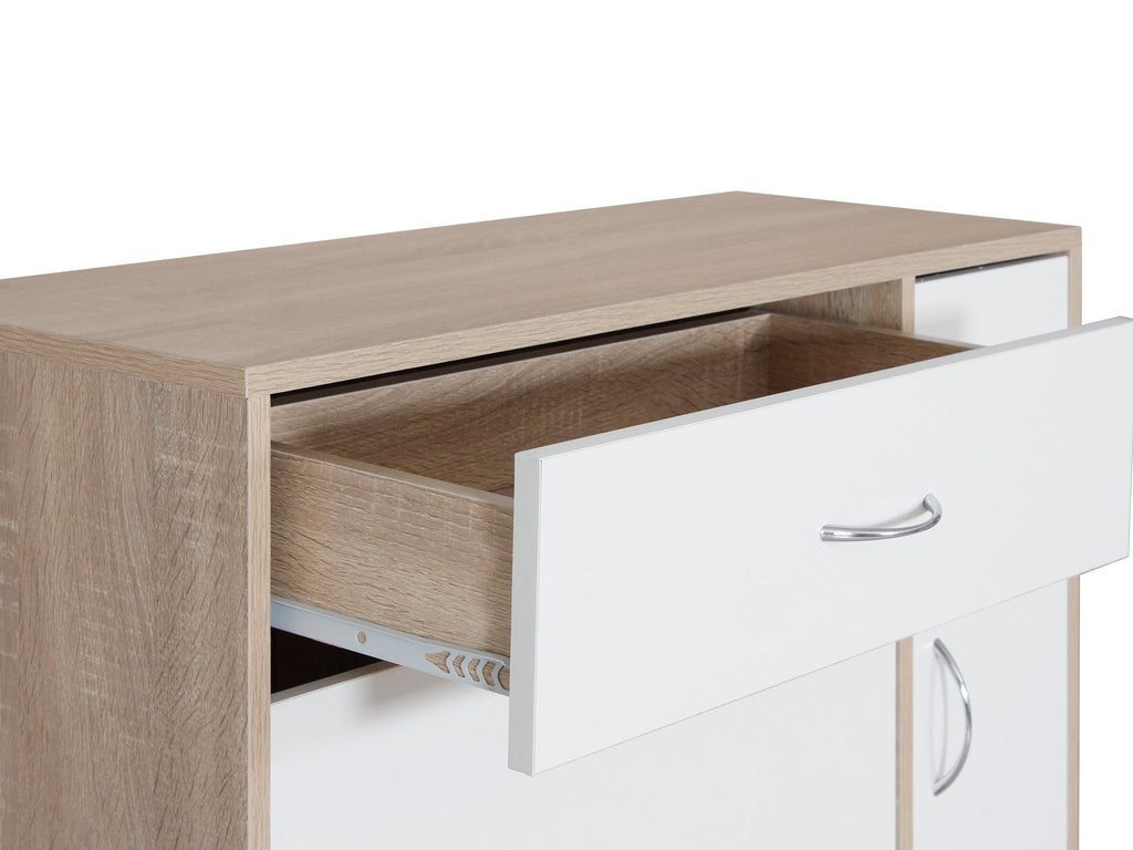 Horotea 4 Drawer Shoe Cabinet Storage Rack - Oak