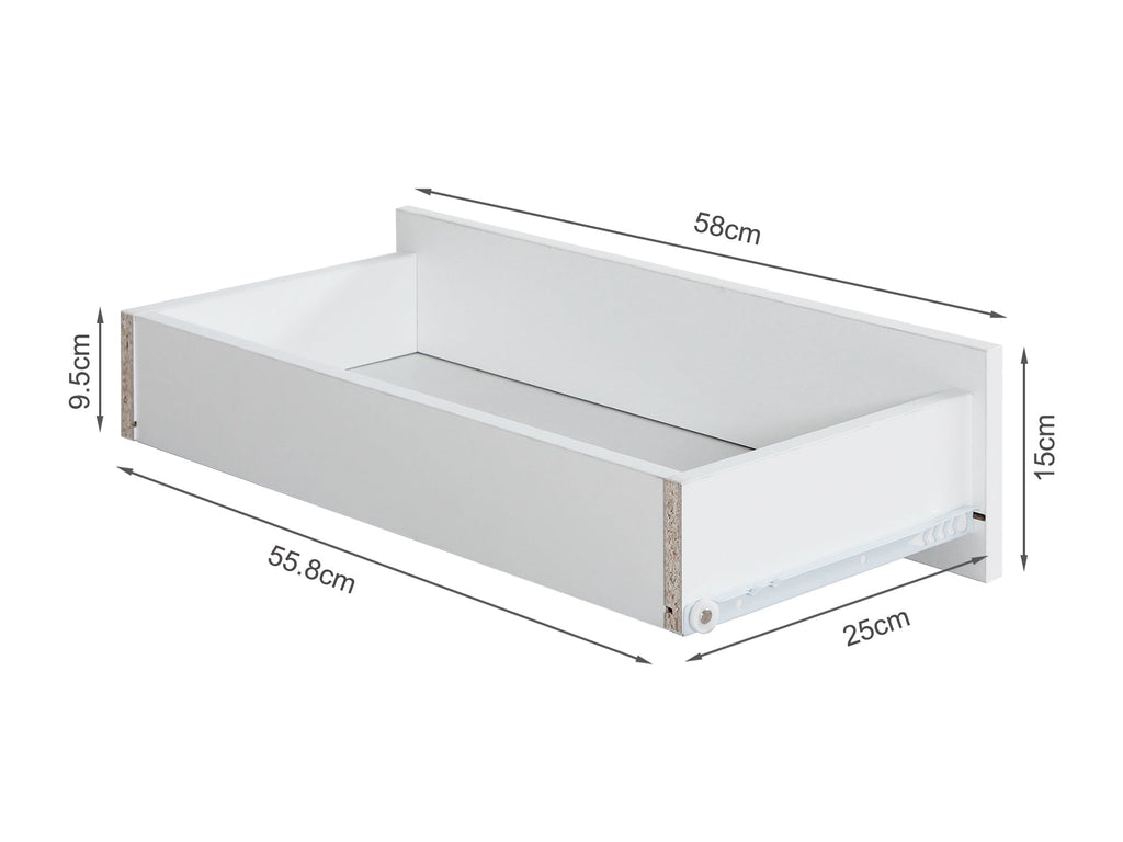 Horotea 4 Drawer Shoe Cabinet Storage Rack - White