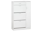 Horotea 4 Drawer Shoe Cabinet Storage Rack - White