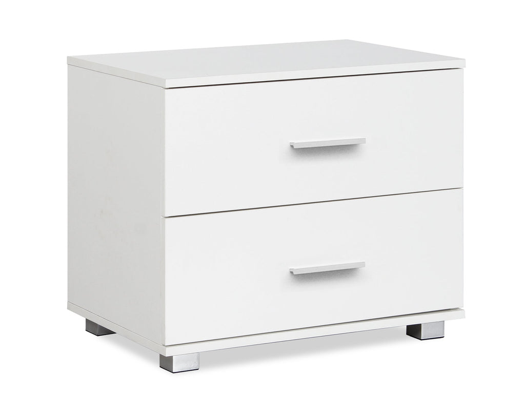 Bram Bedside Table - White