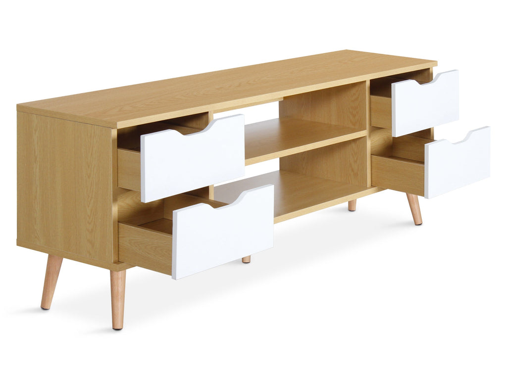 Lucille 1.2m Entertainment Unit - Oak