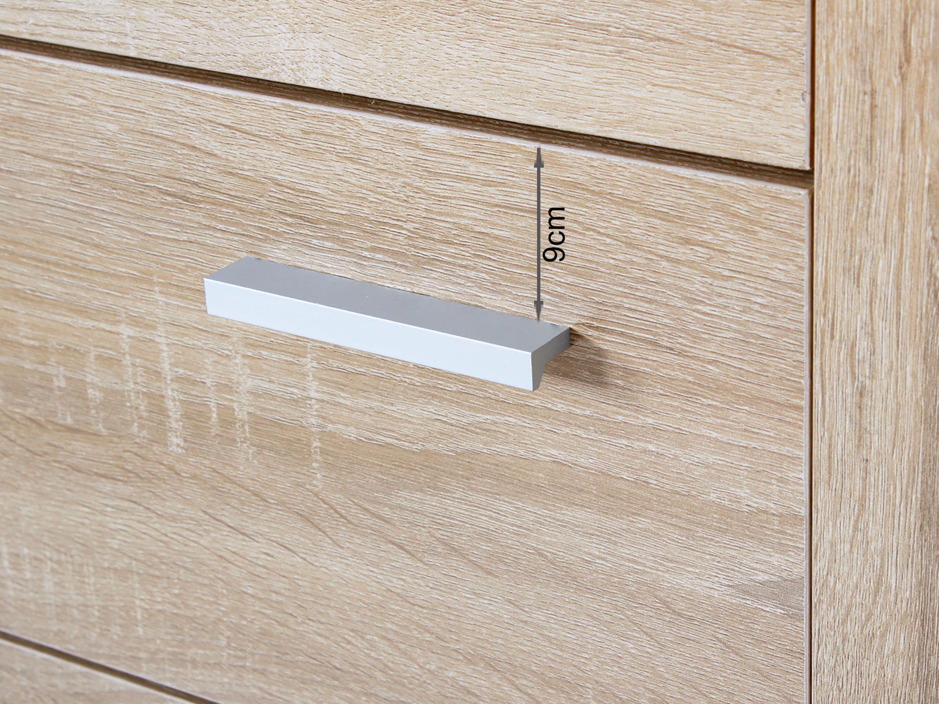 Sagano Tallboy 5 Drawer - Oak