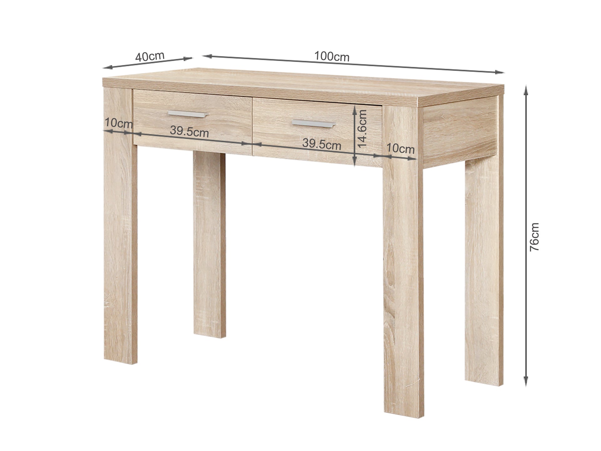 SAGANO Console Table - Oak