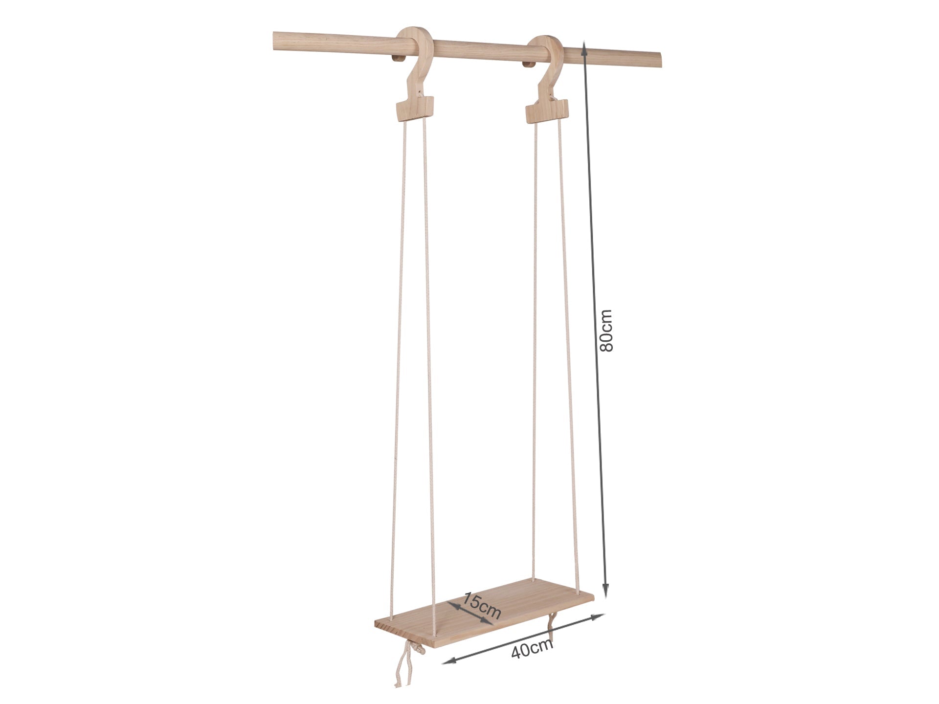 CHILWA Wall Hanging Shelf - Oak