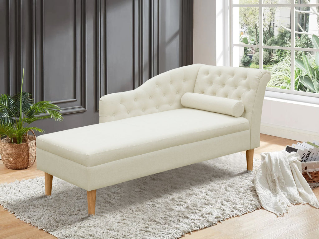Florence Chaise Lounge Sofa - Beige