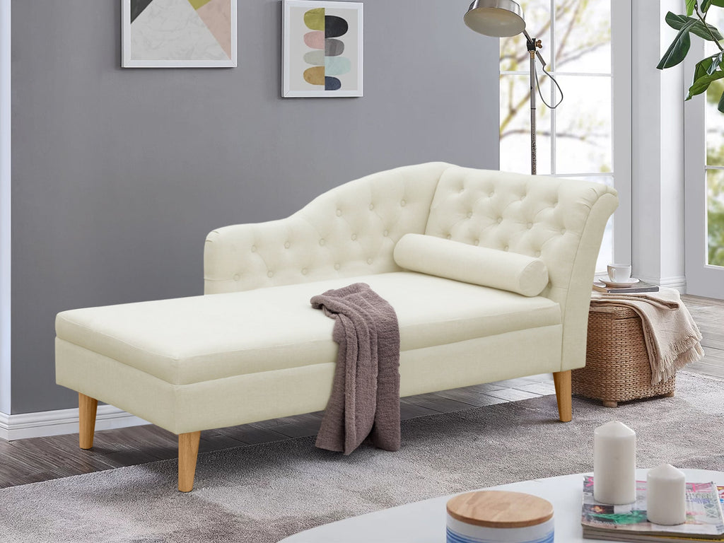 Florence Chaise Lounge Sofa - Beige