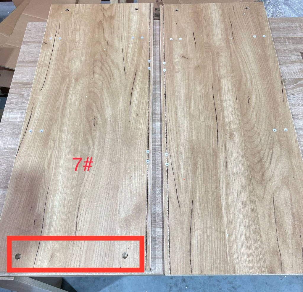 Tallboy with 6 Drawers - Oak + White