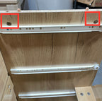 Tallboy with 6 Drawers - Oak + White