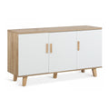 1.4m Sideboard Buffet Table - Oak + White