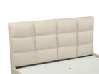 MUSALA King Bed Frame with Storage - BEIGE